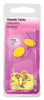 Hillman 0.375 in. L Yellow Steel Thumb Tacks 40 pk (Pack of 6)