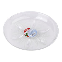 Bond CVS008HD 8" Heavy Duty Clear Plastic Saucers (Pack of 24)