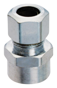 Plumb Pak 1/2 in. Sweat X 3/8 in. D Compression Brass Straight Connector