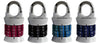 Master Lock 1-1/2 in. W Metal 4-Dial Combination Padlock (Pack of 6)