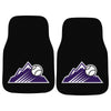 MLB - Colorado Rockies Mountains Carpet Car Mat Set - 2 Pieces