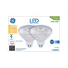 GE PAR38 E26 (Medium) LED Floodlight Bulb Warm White 120 Watt Equivalence 2 pk