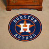 MLB - Houston Astros Navy Roundel Rug - 27in. Diameter