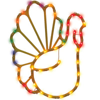 IG Design 17 in. Prelit Turkey Silhouette Halloween Decor