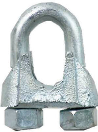 Campbell Chain Galvanized Malleable Iron Wire Rope Clip 3-1/16 in. L (Pack of 5)