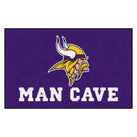 NFL - Minnesota Vikings Man Cave Rug - 5ft. x 8 ft.