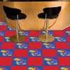 University of Kansas Team Carpet Tiles - 45 Sq Ft.