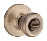 Kwikset Tylo Antique Brass Privacy Lockset 1-3/4 in.