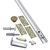 National Hardware White Steel Folding Door Hardware Set 1 pk