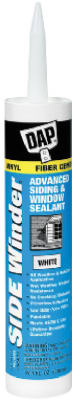 Dap White Advanced Polymer Sidewinder Siding & Window Sealant 10.1 oz. for Interior & Exterior Use