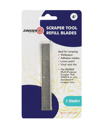 Zinsser 4 in. W Steel Scraper Refill Blades