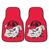 University of Georgia Red Old Bulldog Carpet Car Mat Set - 2 Pieces