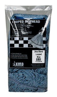 Elite 24 oz Looped Polyester Blend Mop Refill 1 pk