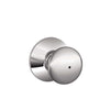 Schlage Plymouth Bright Chrome Privacy Knob Right or Left Handed