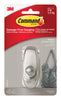 3M Command Medium Plastic Hook 3-1/4 in. L 1 pk