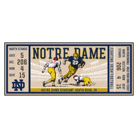 Notre Dame Ticket Runner Rug - 30in. x 72in.