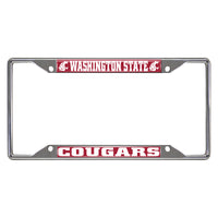 Washington State University Metal License Plate Frame