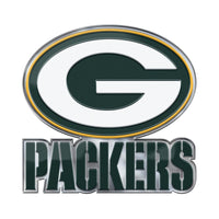 NFL - Green Bay Packers Script Heavy Duty Aluminum Color Emblem