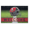 NFL - Tampa Bay Buccaneers Rubber Door Mat - 18in. x 30in.