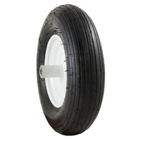 Marathon 15.5 in. D 400 lb. cap. Centered Wheelbarrow Tire Rubber 1 pk