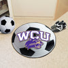 Western Carolina University Soccer Ball Rug - 27in. Diameter