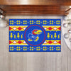 University of Kansas Holiday Sweater Rug - 19in. x 30in.