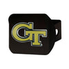 Georgia Tech Black Metal Hitch Cover - 3D Color Emblem