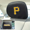 MLB - Pittsburgh Pirates Embroidered Head Rest Cover Set - 2 Pieces