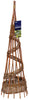 Gardman 58.8 in. H Tan Willow Garden Obelisk