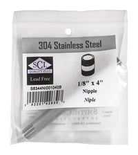 Smith-Cooper 1/8 in. MPT Stainless Steel 4 in. L Nipple