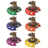 Dramm ColorStorm Metal Ring Base Impulse Sprinkler 5281 sq ft 6 pc (Pack of 6)