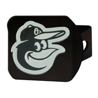 MLB - Baltimore Orioles Black Metal Hitch Cover