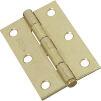 V508 3" Removable Pin Hinge 2/pk - Polished Brass