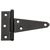 National Hardware 4 in. L Black Extra Heavy Duty T-Hinge 2 pk