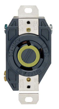 Leviton V-0-MAX 30 amps 125 V Single Black Locking Receptacle L5-30R 1 pk - Deal of The Week