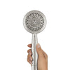 Waterpik PowerSpray Plus Brushed Nickel Plastic 6 settings Showerhead 1.8 gpm