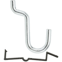 V2355 5/8â€ Locking Straight Hook 8/pk - Zinc Plated