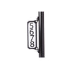 Architectural Mailboxes Black Plastic Manhattan Mailbox Name/Address Kit