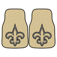 NFL - New Orleans Saints Carpet Car Mat Set - 2 Pieces