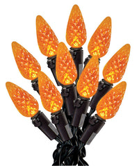 Sylvania Led C6 Light Set Orange 3" Spacing 3"