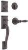 Kwikset SmartKey Ashfield Venetian Bronze Handleset Right or Left Handed