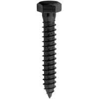 V1864 1/2" x 3" Galvanized Lag Screw 8/pk - Black