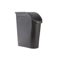 Rubbermaid 6.4 gal Black Resin Under Counter Wastebasket