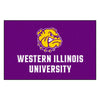 Western Illinois University Rug - 19in. x 30in.