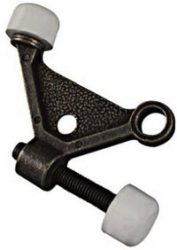 National Hardware Zinc w/Rubber Tip Antique Brass Bronze Hinge Pin Door Stop Mounts to door