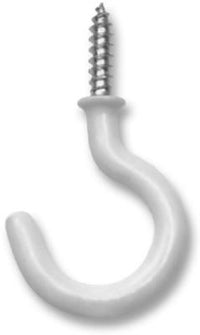 Ook Small Vinyl Coated Steel 7/8 in. L Cup Hook 1 lb. 1 pk (Pack of 12)