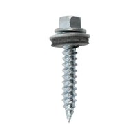 Grip-Rite Pro-Twist No. 9  x 1 in. L Hex Hex Head Sheet Metal Screws 1 lb.