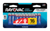 Rayovac High Energy AA Alkaline Batteries 16 pk Carded