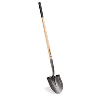 True Temper 57 in. Steel Round Digging Shovel Wood Handle