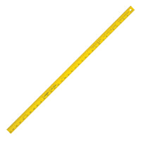 Swanson 36 in. L X 1-1/4 in. W Aluminum Yardstick Metric